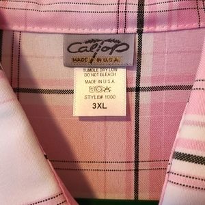 Cal Top Plaid XXXL